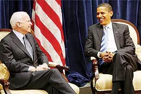 Tổng thống đắc cử Obama và cựu đối thủ McCain cam kết hợp tác