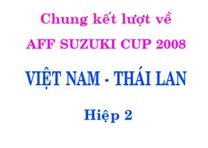 Trận đấu lịch sử Việt Nam - Thái Lan đêm 28-12-2008 ảnh 2