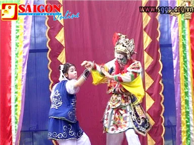 Hát Bội đến với các học sinh trường Nam Sài Gòn ảnh 5