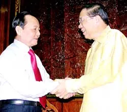 Đi thăm và làm việc tại 4 tỉnh Nam Lào, Bí thư Thành ủy TPHCM Lê Thanh Hải : Hợp tác hiệu quả, bình đẳng và cùng có lợi