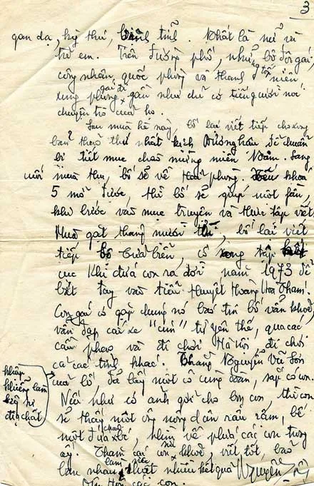 Thư và bút tích của nhà văn Nguyên Hồng ảnh 2