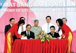 Khởi động xây dựng Liên hợp lọc hóa dầu Nghi Sơn