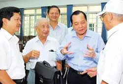 Bí thư Thành ủy TPHCM Lê Thanh Hải tiếp xúc cử tri