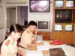 Người điều hòa giao thông trên máy