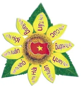 Dựng hoa hướng dương khổng lồ tại ngã ba Đồng Lộc