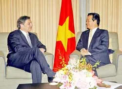 Thủ tướng Nguyễn Tấn Dũng gặp các doanh nghiệp hàng đầu Hoa Kỳ