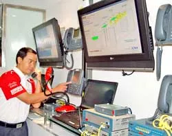 Trình diễn các công nghệ truyền thông trên xe container