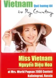 Nguyễn Diệu Hoa tham dự cuộc thi Mrs World Pageant 2008 tại Nga