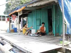 Làng chòng chành ảnh 2