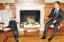 Nga - Đức thảo luận về chính sách phát triển chiến lược