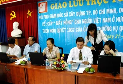 Nội dung buổi giao lưu trực tuyến về cấp “giấy hồng” cho người Việt Nam ở nước ngoài ảnh 4