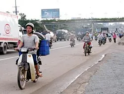 Vô tư đi ngược chiều