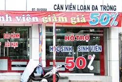 Rầm rộ khuyến mãi mùa tựu trường