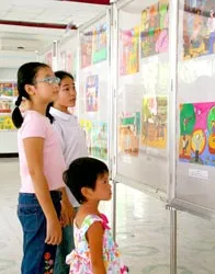 Trao giải Hội thi vẽ tranh “Thiếu nhi thành phố Hồ Chí Minh với Bác Tôn”