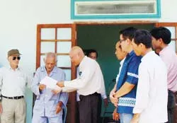 Nhà tình nghĩa dành tặng cụ ông 95 tuổi