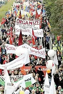 Châu Âu: Hàng loạt cuộc biểu tình lớn