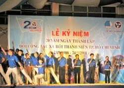 Kỷ niệm 20 năm ngày thành lập Đội Công tác xã hội thanh niên TPHCM