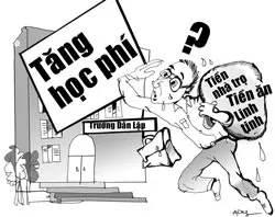 Học phí ở bậc đại học, cao đẳng -  Bài 1: Choáng vì học phí dân lập “leo thang”