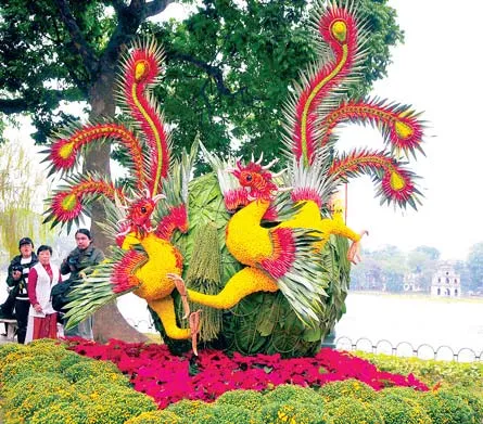 Lễ hội Phố hoa, đón mừng năm mới 2009 tại Hà Nội.