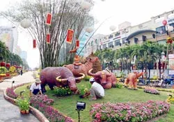 “Vững tin” vào đường hoa Nguyễn Huệ