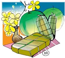 “Bánh chưng và bánh tét ngon lắm”