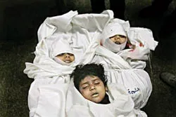 Thống thiết tiếng trẻ từ Dải Gaza