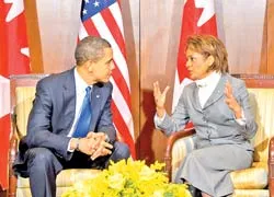 Tổng thống Mỹ Barack Obama công du Canada