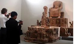 2 phòng trưng bày điêu khắc Chămpa quý hiếm