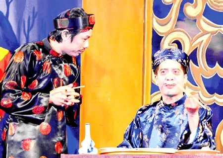 Hãy cho biết hai nghệ sĩ trong ảnh này tên gì, tham gia tác phẩm nào, của tác giả, đạo diễn nào?