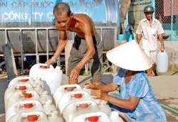 Long đong xã hội hóa cấp nước