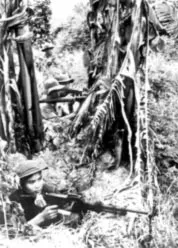 Phục kích (Du kích vùng ven Sài Gòn - Gia Định, 1972). Ảnh: DƯƠNG THANH PHONG