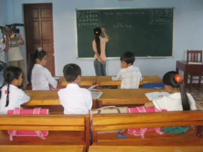 Lớp học trên đảo Trường Sa Lớn