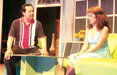 Câu hỏi kỳ này: Hãy cho biết hai nghệ sĩ trong ảnh này tên gì, tham gia tác phẩm nào, của tác giả, đạo diễn nào?