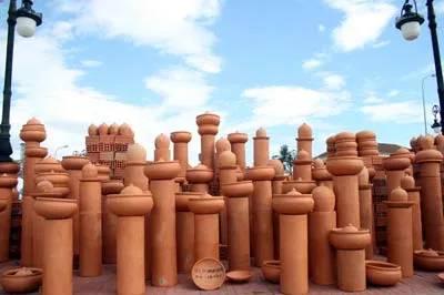 Nghệ thuật sắp đặt Hội tụ bên bờ sông Hoài, TP. Hội An.