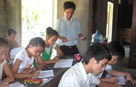 Luyện thi ở… làng