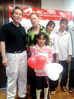 Ông Don Lam, Tổng Giám đốc Tập đoàn Vinacapital và gia đình em Mỹ Dung