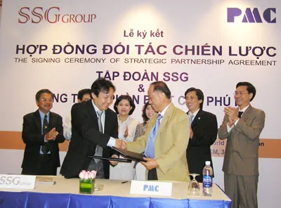 Tập đoàn S.S.G ký kết hợp đồng đối tác chiến lược với PMC