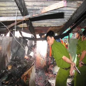 Cháy ở chùa Từ Vân, quận Phú Nhuận, TPHCM