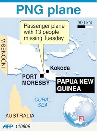 Papua New Guinea: Phát hiện xác chiếc máy bay bị mất tích