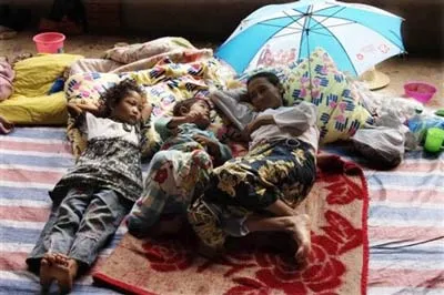 Đành nương tựa vào nơi ở tạm