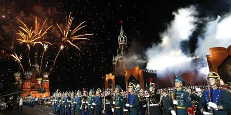 Nga: Liên hoan Quân nhạc quốc tế tại Quảng trường Đỏ