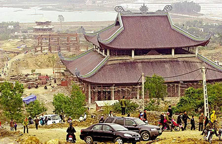 Khu du lịch tâm linh Bái Đính ở Ninh Bình. Ảnh: TRUNG PHẠM