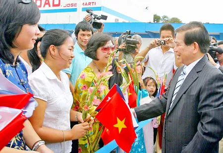 Chủ tịch nước Nguyễn Minh Triết thăm chính thức Cuba