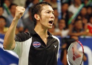 Vietnam’s Nguyen Tien Minh seen during the Vietnam Open final against Malaysia’s Chong Wei Feng on Oct. 11 (Photo: SGGP)