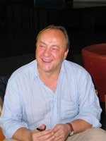 Author Janusz Leon Wisniewski in the meeting with Vietnamese readers on Saturday.