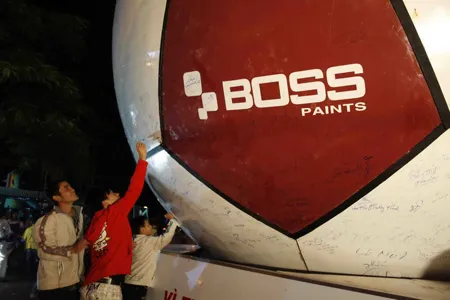 Chương trình “Sơn Boss - Vì trái tim bóng đá Việt Nam”: Thắp niềm tin chiến thắng