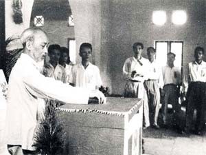 File photo of President Ho Chi Minh
