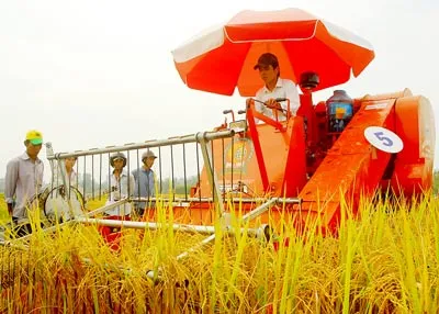 Cơ giới hóa sản xuất nông nghiệp - Thấp, chưa đồng bộ