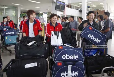 Cánh quân thứ 2 của đoàn thể thao Việt Nam xuất hành: Hồi hộp nhưng đầy quyết tâm