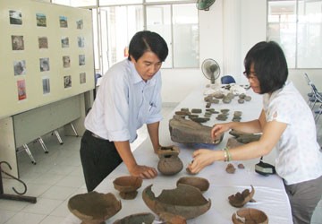 Some of the thousands of artifacts excavated in Khanh Hoa belonging to a people who lived more than 2,000 years ago